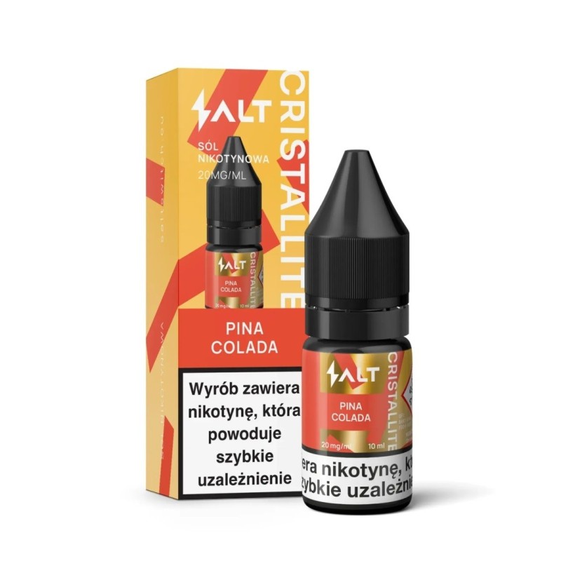 LIQUID CRISTALLITE Sel 10ml 20mg - Pina Colada (A25) | Eliq Vapoteur