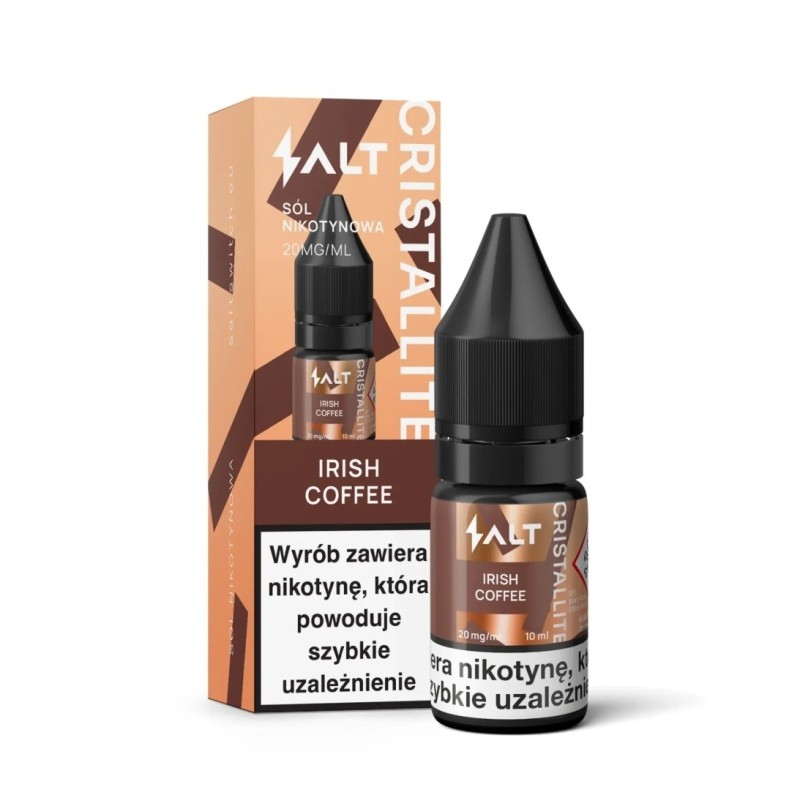 E-LIQUIDE CRISTALLITE Salt 10ml 20mg - Irish Coffee | EliqVapoteur