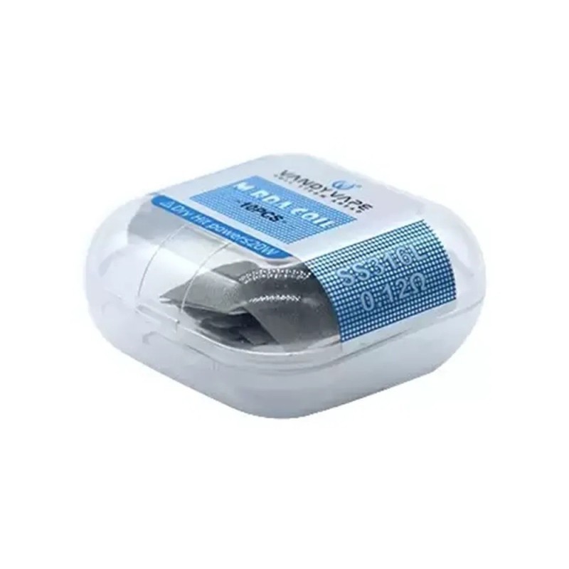 Vandy Vape SS316L M RDA Mesh Coils 0.12ohm (10 pcs.) | Eliq Vapoteur