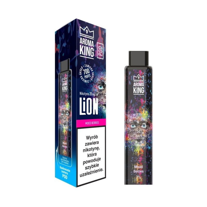 Aroma King Lion Pod Cartridge - Mixed Berries 2ml | EliqVapoteur