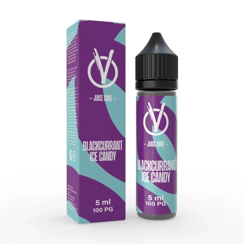 Longfill VBar Juice Core 5/60ml - Blackcurrant Ice Candy | Eliq Vapoteur