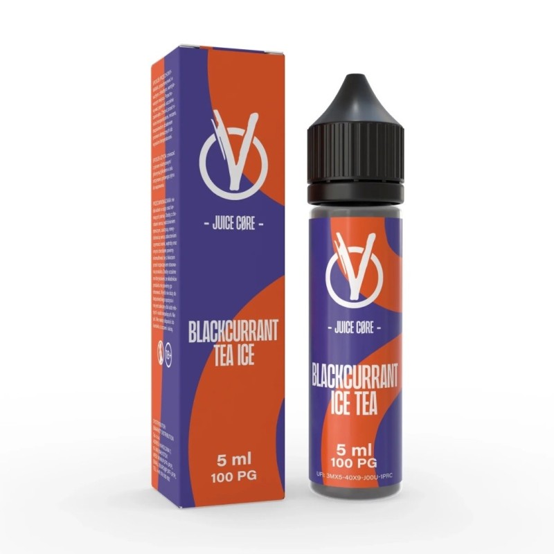 Longfill VBar Juice Core 5/60ml - Blackcurrant Ice Tea | Eliq Vapoteur