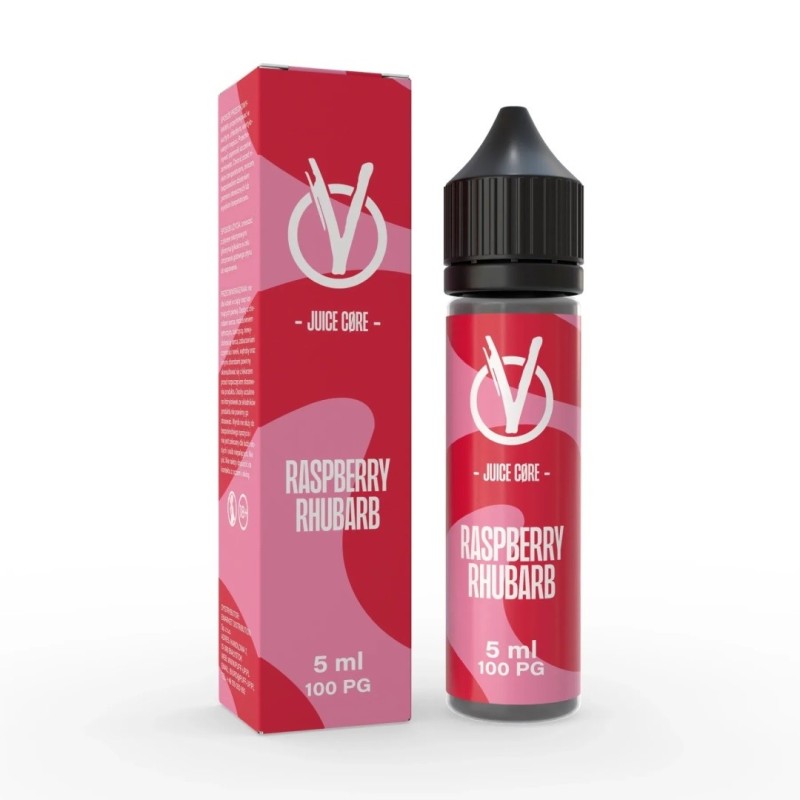 Longfill VBar Juice Core 5/60ml - Raspberry Rhubarb | Eliq Vapoteur