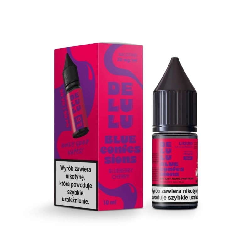 Liquid Delulu Salt 10ml - Blue Confessions 20mg (A25) | Eliq Vapoteur