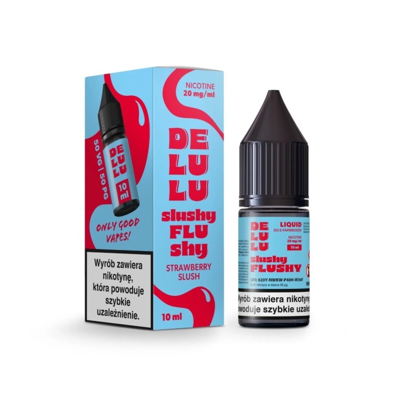 Liquid Delulu Salt 10ml - Slushy Flushy 20mg (A25) | Eliq Vapoteur