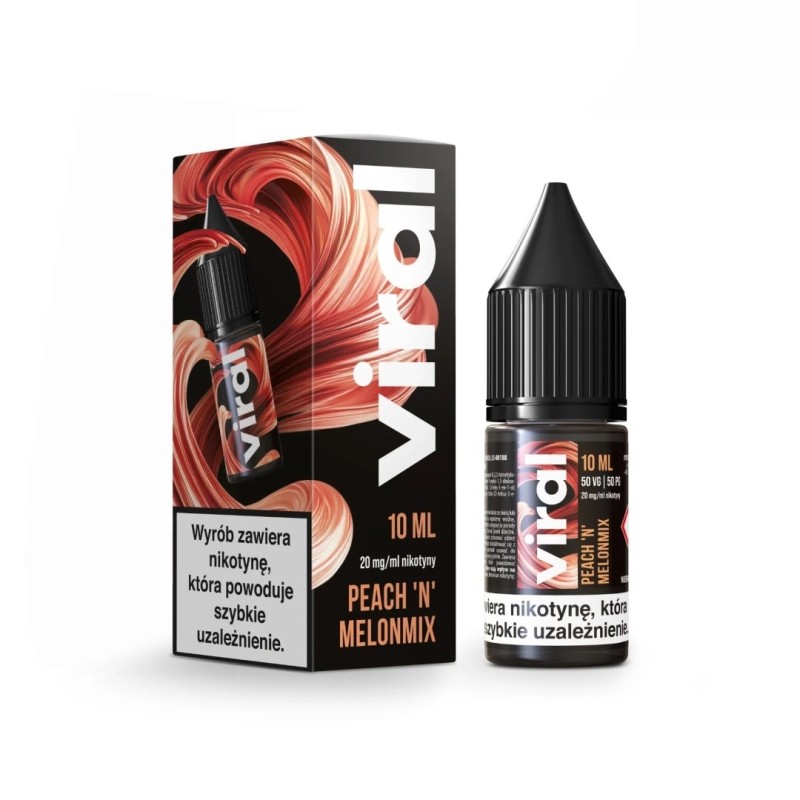 Viral Salt E-liquid 10ml - Peach 'N' Melonmix 20mg | EliqVapoteur