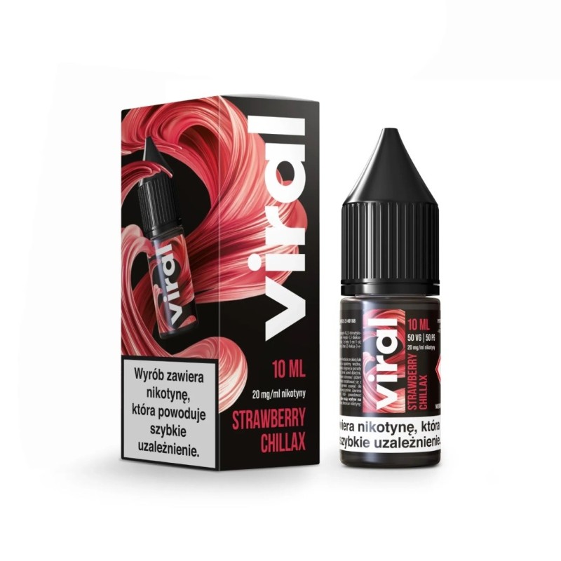 Liquid Viral Salt 10ml - Strawberry Chillax 20mg (A25) | Eliq Vapoteur