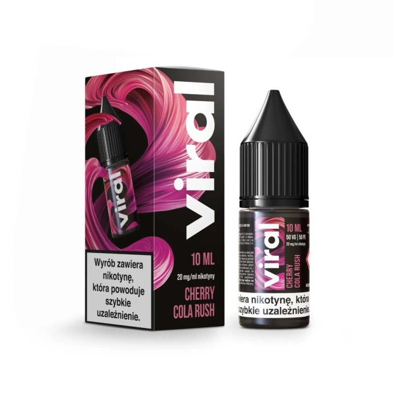 Liquid Viral Salt 10ml - Cherry Cola Rush 20mg (A25) | Eliq Vapoteur