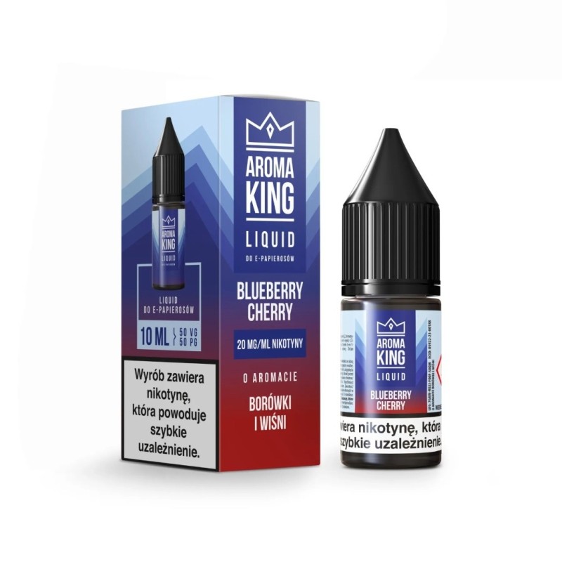 Liquid Aroma King - Blueberry Cherry Salt 10ml 20mg | Eliq Vapoteur