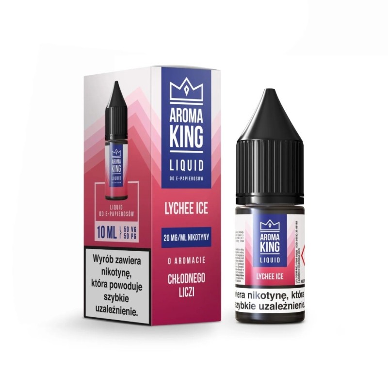 Liquid Aroma King - Lychee Ice Salt 10ml 20mg | Eliq Vapoteur