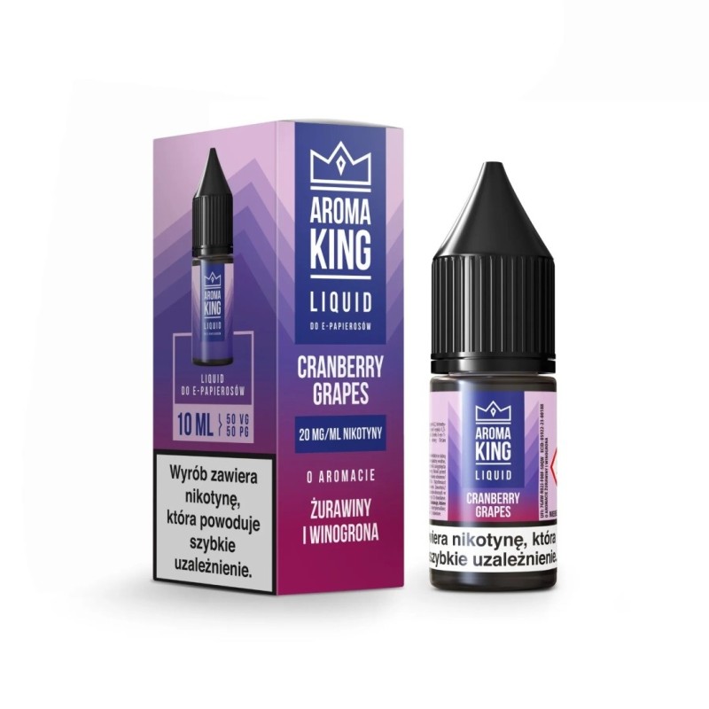 Liquid Aroma King Salt V2 10ml - Cranberry Grapes 20mg | Eliq Vapoteur