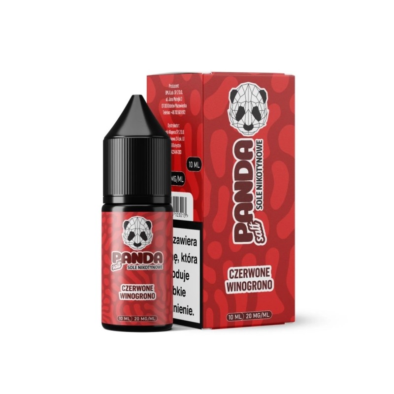 Liquid Panda Salt 10ml - Raisin Rouge 20mg (A25) | Eliq Vapoteur