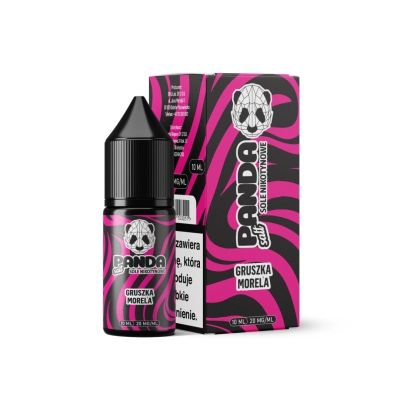 Liquid Panda Salt 10ml - Poire Abricot 20mg (A25) | Eliq Vapoteur