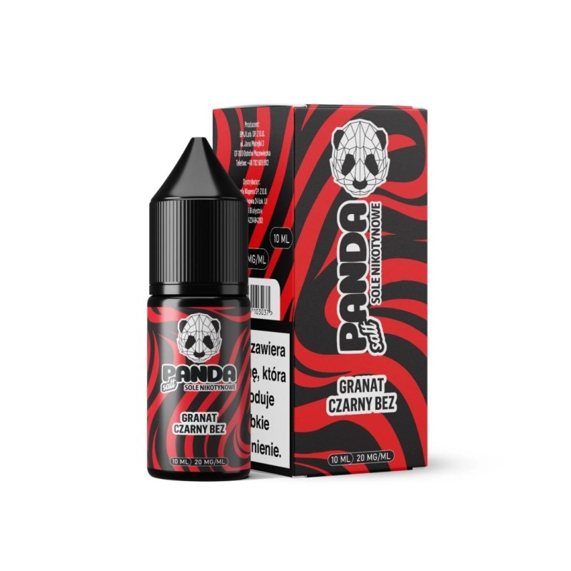 Liquid Panda Salt 10ml - Grenade Sureau Noir 20mg (A25) | Eliq Vapoteur