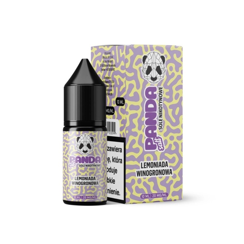 Liquid Panda Salt 10ml - Limonade Raisin 20mg (A25) | Eliq Vapoteur