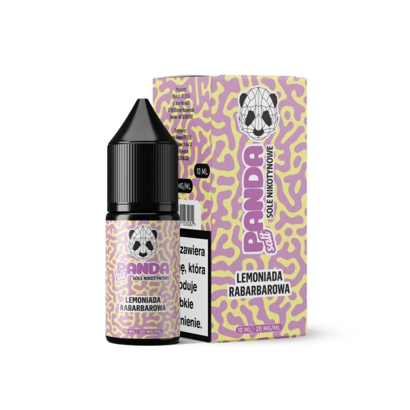 Liquid Panda Salt 10ml - Limonade Rhubarbe 20mg (A25) | Eliq Vapoteur