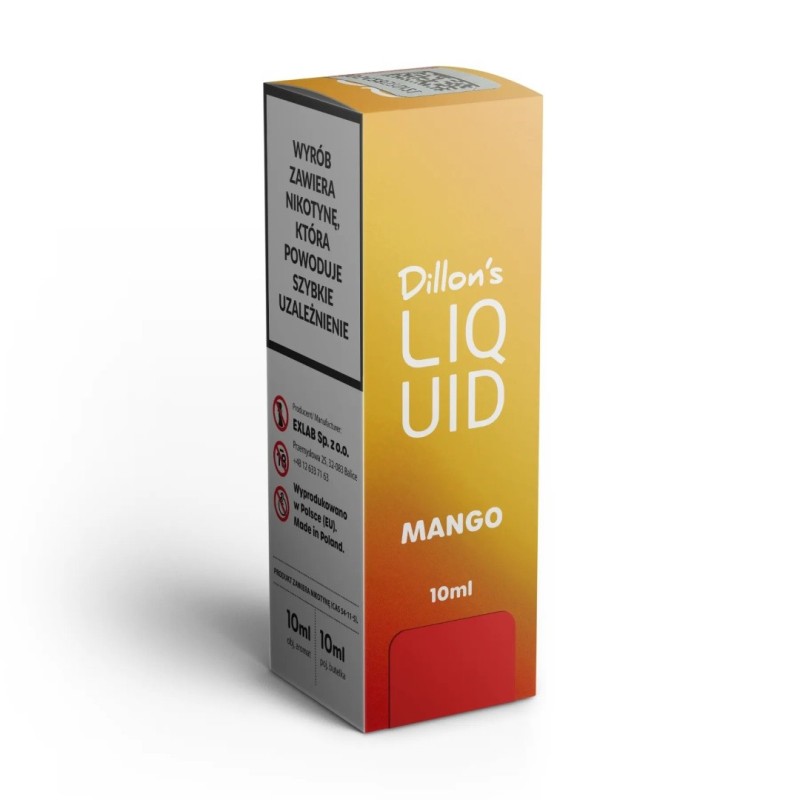 Liquid Dillon's 10ml - Mango 12MG | Eliq Vapoteur
