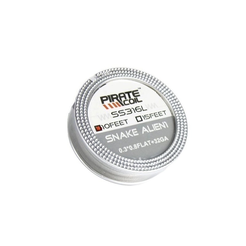 Drut Pirate Coil - Snake Alien SS316L 0.3*0.8FLAT+32GA | Eliq Vapoteur