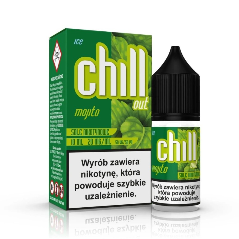 Liquid Chill Out 10ml - Mojito 20mg (A25) | Eliq Vapoteur