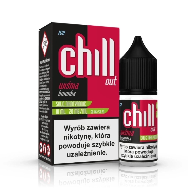 Liquid Chill Out 10ml - Cherry Lime 20mg (A25) | Eliq Vapoteur