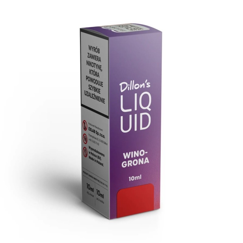 Liquid Dillon's 10ml - Winogrono 20MG | Eliq Vapoteur