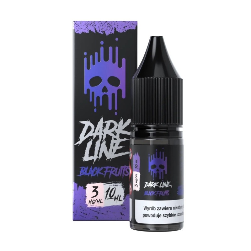 Liquid DARK LINE 10ml - Black Fruits 3mg (A25) | Eliq Vapoteur