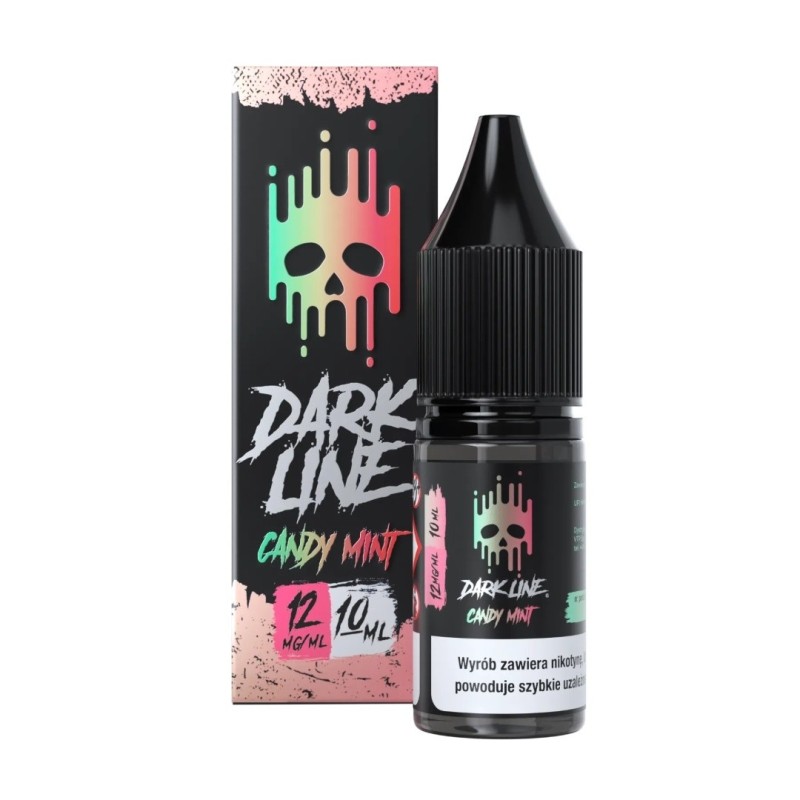 Liquid DARK LINE 10ml - Candy Mint 12mg (A25) | Eliq Vapoteur
