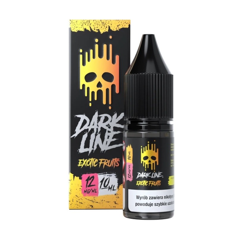 Liquid DARK LINE 10ml - Exotic Fruits 12mg (A25) | Eliq Vapoteur