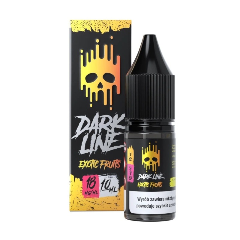 Liquid DARK LINE 10ml - Exotic Fruits 18mg (A25) | Eliq Vapoteur