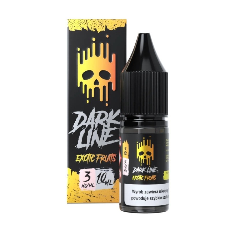 Liquid DARK LINE 10ml - Exotic Fruits 3mg (A25) | Eliq Vapoteur