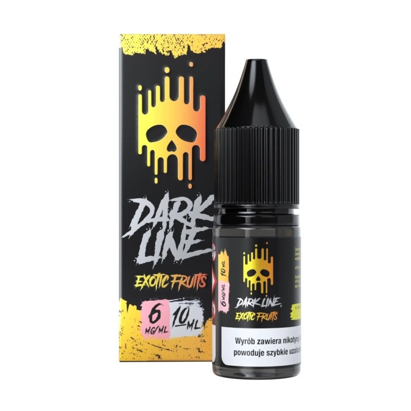 Liquid DARK LINE 10ml - Exotic Fruits 6mg (A25) | Eliq Vapoteur