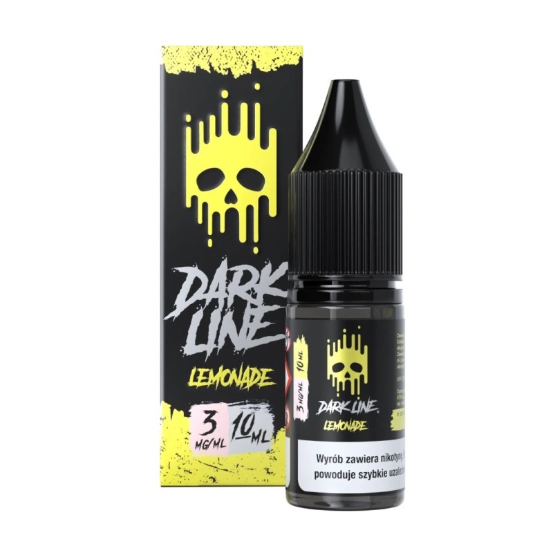 Liquid DARK LINE 10ml - Lemonade 3mg (A25) | Eliq Vapoteur