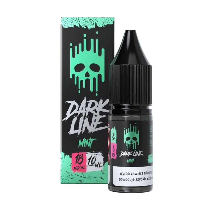 Liquid DARK LINE 10ml - Mint 18mg (A25) | Eliq Vapoteur