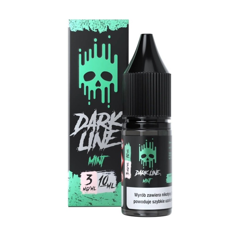 Dark Line E-liquid 10ml - Mint 3mg | EliqVapoteur