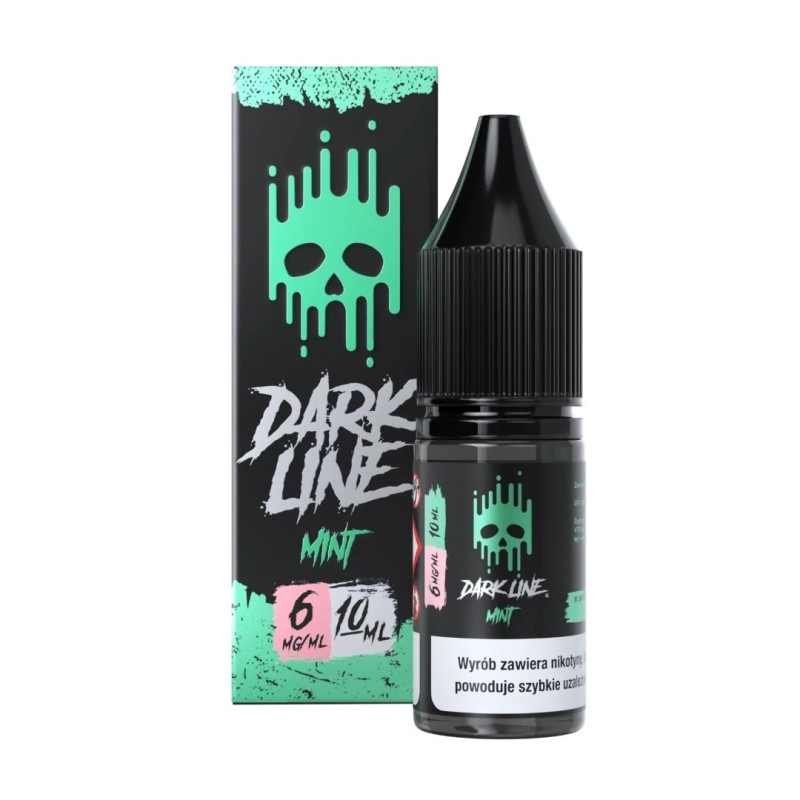 Liquid DARK LINE 10ml - Mint 6mg (A25) | Eliq Vapoteur