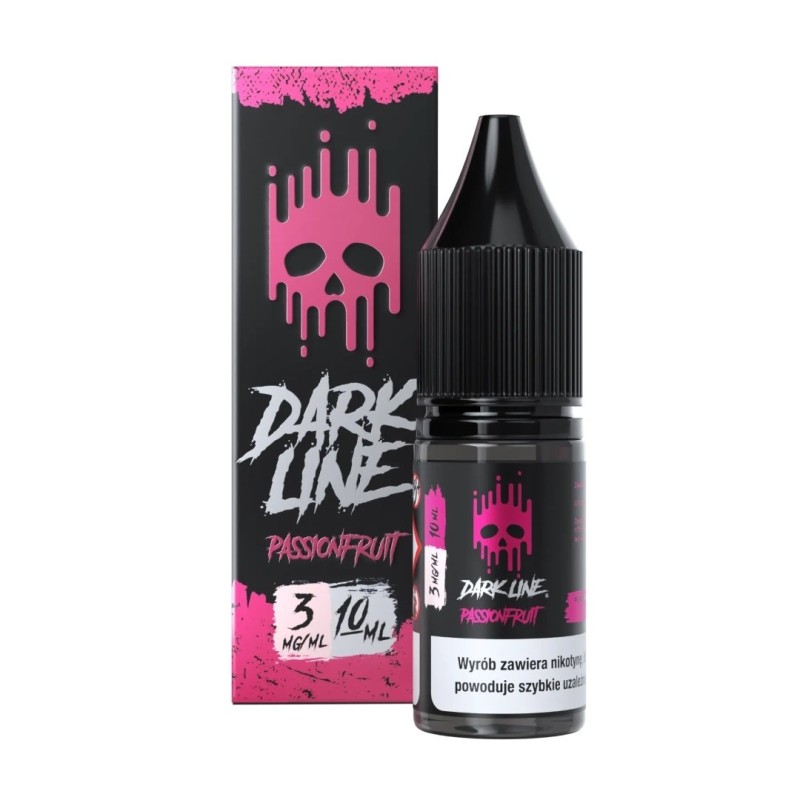 Liquid DARK LINE 10ml - Passion Fruit 3mg (A25) | Eliq Vapoteur