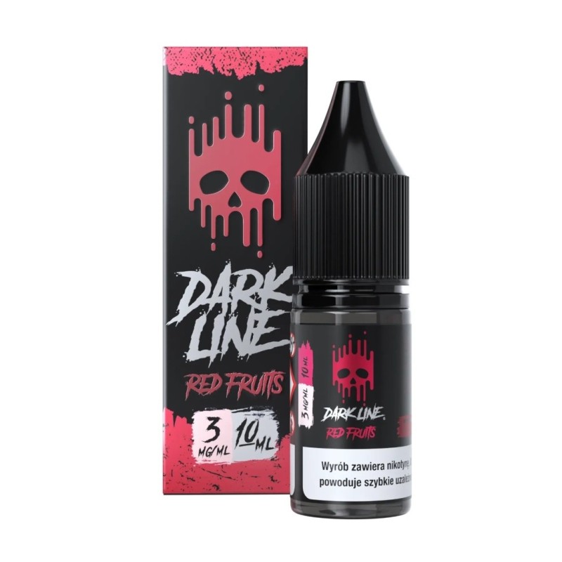 Liquid DARK LINE 10ml - Red Fruits 3mg (A25) | Eliq Vapoteur