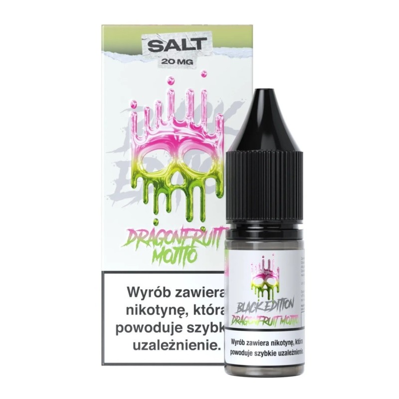 Liquid Dark Line Black Salt 10ml - Dragonfruit Mojito 20mg | Eliq Vapoteur