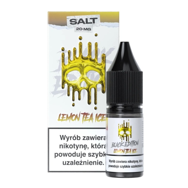 Liquid Dark Line Sel Noir 10ml - Thé au Citron Glacé 20mg (A25) | Eliq Vapoteur