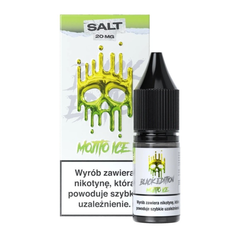 Liquid Dark Line Black Salt 10ml - Mojito Ice 20mg (A25) | Eliq Vapoteur