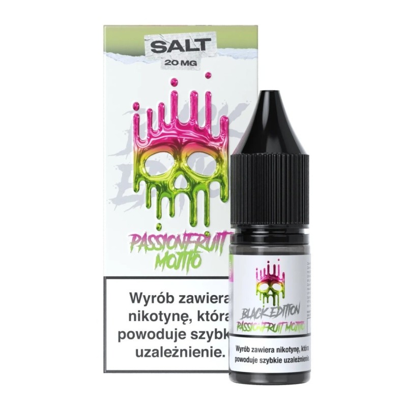 Liquid Dark Line Black Salt 10ml - Passionfruit Mojito 20mg (A25) | Eliq Vapoteur