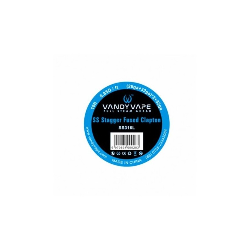 Drut Vandy Vape - SS316 Stagger (26ga+32ga)*2+32ga | Eliq Vapoteur
