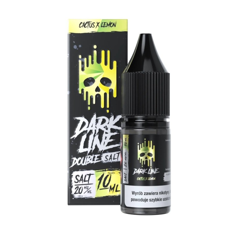 Liquid DARK LINE DOUBLE SALT 10ml - Cactus Lemon 20mg (A25) | Eliq Vapoteur