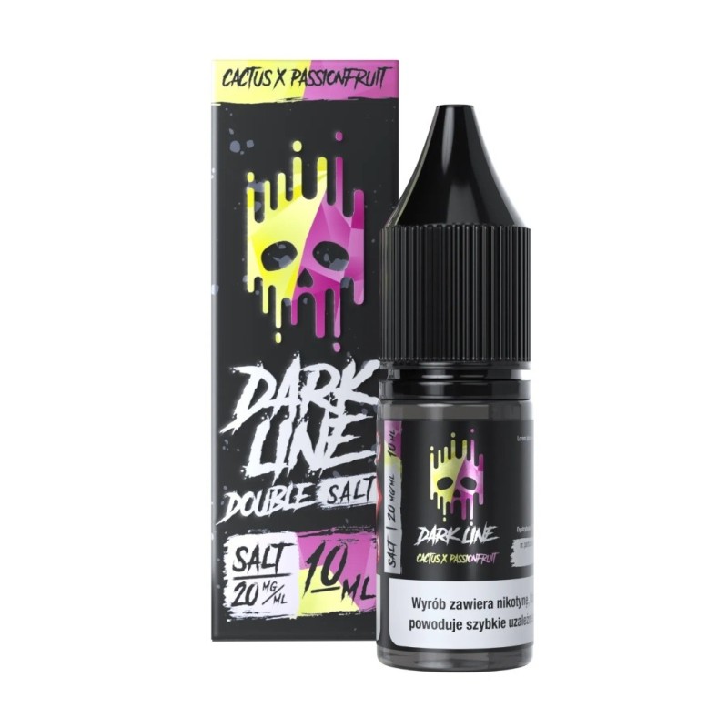 E-liquide DARK LINE DOUBLE SALT 10ml - Cactus Fruit de la Passion 20mg | EliqVapoteur