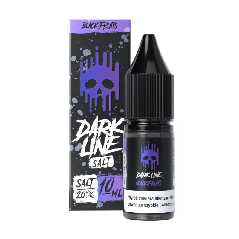 Liquide DARK LINE SALT 10ml - Fruits Noirs 20mg (A25) | Eliq Vapoteur