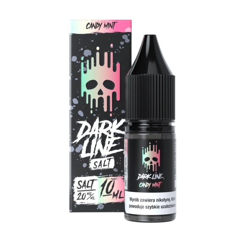 Liquid DARK LINE SALT 10ml - Candy Mint 20mg (A25) | Eliq Vapoteur
