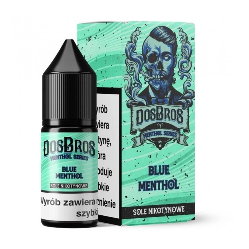 E-liquide DosBros Salt 10ml - Blue Menthol 20mg | EliqVapoteur