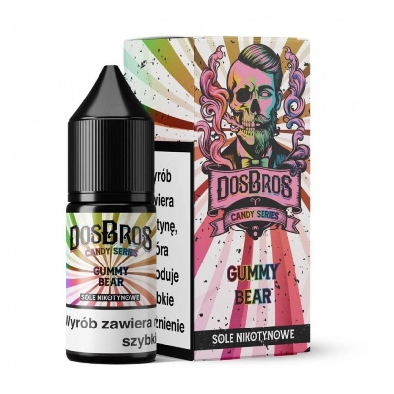 Liquid DosBros Salt 10ml - Gummy Bear 20mg (A25) | Eliq Vapoteur