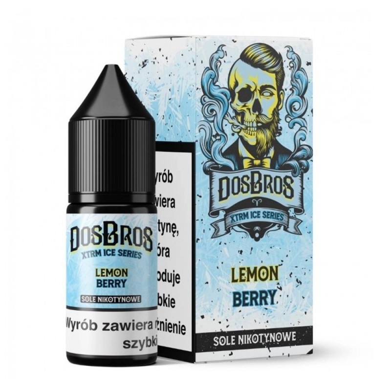 E-liquid DosBros Salt 10ml - Lemon Berry 20mg | EliqVapoteur