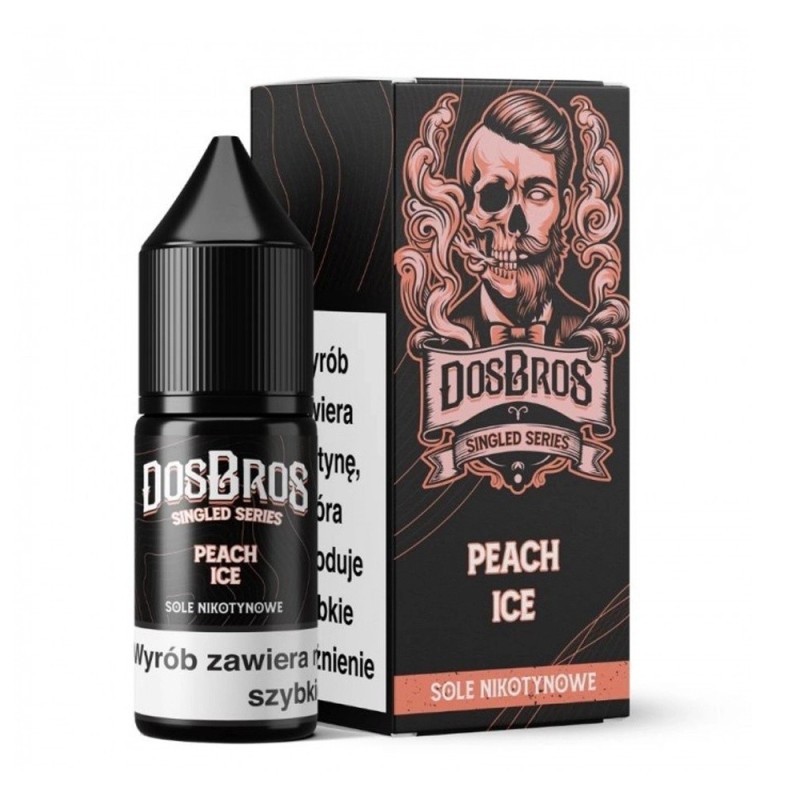 Liquid DosBros Salt 10ml - Peach Ice 20mg (A25) | Eliq Vapoteur
